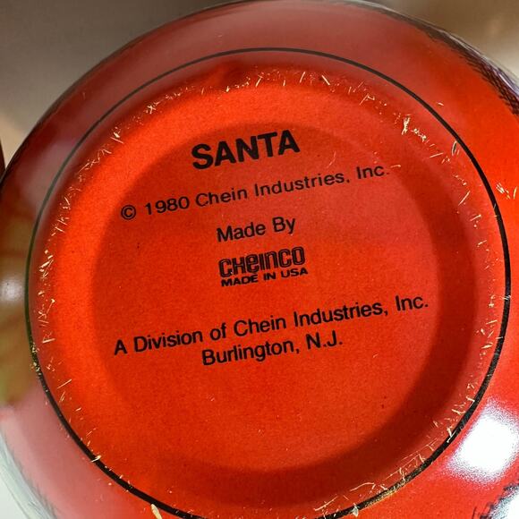 Set of 2 Vintage Mrs & Santa Claus Britol Ware Roly Poly Tobacco Tins Christmas - Picture 9 of 10